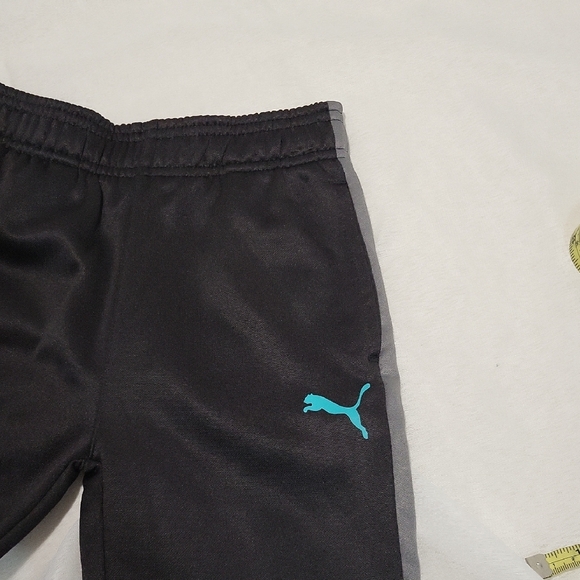 Puma Grey and Black Set with Aqua Details PUMA Kids 6 New Without Tags - Picture 8 of 8